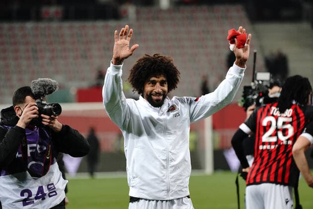 Fin de match - joie - Dante (OGC Nice) FOOTBALL : OGC Nice vs RC lens - Ligue 1 Uber Eats - Nice -22 12 2021 NorbertScanella Panoramic 