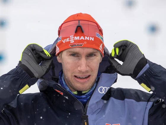 Johannes KUEHN (KÜHN) (GER, WSV Reit im Winkl). Biathlon, IBU Weltcup, 12,5 km Verfolgung der Maenner, am 11.12.2021 in Hochfilzen, Oesterreich. Quelle Copyright Credit : Oryk HAIST *** Johannes KUEHN KÜHN GER, WSV Reit im Winkl Biathlon, IBU World Cup, 12,5 km pursuit men, on 11 12 2021 in Hochfilzen, Austria Source Copyright Credit Oryk HAIST xx