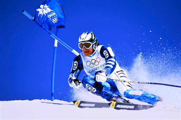 TOMBA Alberto Team ITA Riesenslalom der Maenner Olympische Winterspiele 1998 in Nagano Japan vom 07. - 22. 02 1998 am 19.02.1998 in Nagano *** TOMBA Alberto Team ITA Mens Giant Slalom Olympic Winter Games 1998 in Nagano Japan from 07 22 02 1998 on 19 02 1998 in Nagano