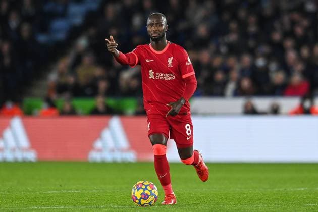 Premier League Leicester City v Liverpool Naby Keita 8 of Liverpool in action during the game Copyright: xCraigxThomas NewsxImagesx