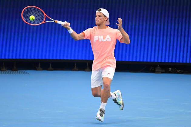 ATP, Tennis Herren CUP PRACTICE SESSION, Argentina?s Diego Schwartzman during an ATP Cup practice session at Ken Rosewall Arena, Sydney Olympic Park in Sydney, Thursday, December 30, 2021. ( NO ARCHIVING, EDITORIAL USE ONLY, NO USE IN BOOKS WITHOUT CONSENT SYDNEY NSW AUSTRALIA  Copyright: xMICKxTSIKASx 20211230001609762938