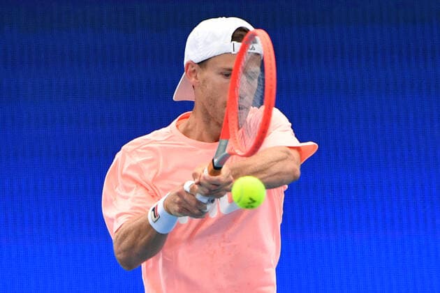 ATP, Tennis Herren CUP PRACTICE SESSION, Argentina?s Diego Schwartzman during an ATP Cup practice session at Ken Rosewall Arena, Sydney Olympic Park in Sydney, Thursday, December 30, 2021. ( NO ARCHIVING, EDITORIAL USE ONLY, NO USE IN BOOKS WITHOUT CONSENT SYDNEY NSW AUSTRALIA  Copyright: xMICKxTSIKASx 20211230001609763129