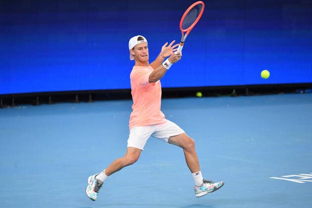 ATP, Tennis Herren CUP PRACTICE SESSION, Argentina?s Diego Schwartzman during an ATP Cup practice session at Ken Rosewall Arena, Sydney Olympic Park in Sydney, Thursday, December 30, 2021. ( NO ARCHIVING, EDITORIAL USE ONLY, NO USE IN BOOKS WITHOUT CONSENT SYDNEY NSW AUSTRALIA  Copyright: xMICKxTSIKASx 20211230001609763154