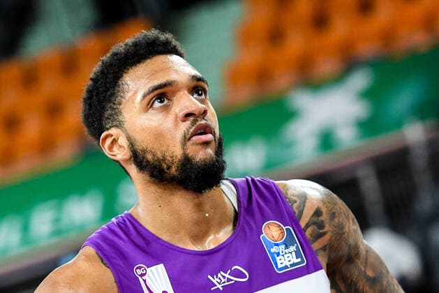 GER, BBL, ratiopharm ulm vs BG Göttingen Goettingen 30.12.2021, ratiopharm arena, Neu-Ulm, GER, BBL, ratiopharm ulm vs BG Göttingen Goettingen, im Bild Jeff Roberson (Goettingen, 5)