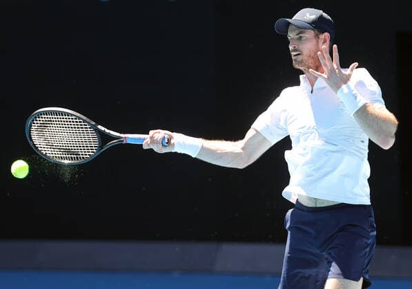 ATP, Tennis Herren CUP PRACTICE SESSION, Andy Murray during an ATP Cup practice session at Melbourne Park in Melbourne, Friday, December 31, 2021. ( NO ARCHIVING, EDITORIAL USE ONLY, NO USE IN BOOKS WITHOUT CONSENT MELBOURNE VIC AUSTRALIA  Copyright: xCONxCHRONISx 20211231001609941924