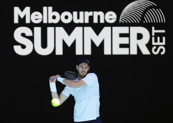ATP, Tennis Herren CUP PRACTICE SESSION, Andy Murray during an ATP Cup practice session at Melbourne Park in Melbourne, Friday, December 31, 2021. ( NO ARCHIVING, EDITORIAL USE ONLY, NO USE IN BOOKS WITHOUT CONSENT MELBOURNE VIC AUSTRALIA  Copyright: xCONxCHRONISx 20211231001609942017