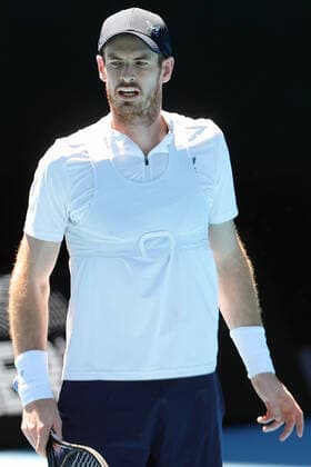 ATP, Tennis Herren CUP PRACTICE SESSION, Andy Murray during an ATP Cup practice session at Melbourne Park in Melbourne, Friday, December 31, 2021. ( NO ARCHIVING, EDITORIAL USE ONLY, NO USE IN BOOKS WITHOUT CONSENT MELBOURNE VIC AUSTRALIA  Copyright: xCONxCHRONISx 20211231001609945724