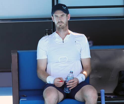 ATP, Tennis Herren CUP PRACTICE SESSION, Andy Murray during an ATP Cup practice session at Melbourne Park in Melbourne, Friday, December 31, 2021. ( NO ARCHIVING, EDITORIAL USE ONLY, NO USE IN BOOKS WITHOUT CONSENT MELBOURNE VIC AUSTRALIA  Copyright: xCONxCHRONISx 20211231001609945740