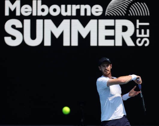 ATP, Tennis Herren CUP PRACTICE SESSION, Andy Murray during an ATP Cup practice session at Melbourne Park in Melbourne, Friday, December 31, 2021. ( NO ARCHIVING, EDITORIAL USE ONLY, NO USE IN BOOKS WITHOUT CONSENT MELBOURNE VIC AUSTRALIA  Copyright: xCONxCHRONISx 20211231001609945772