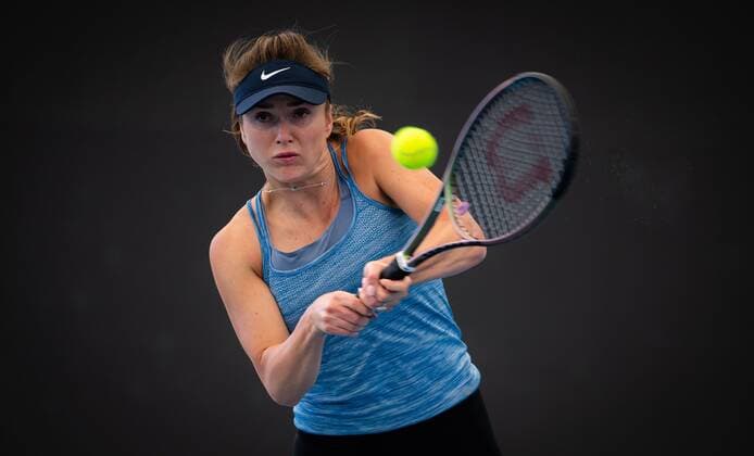 Mandatory Credit: Photo by Rob Prange Shutterstock (12674441h) Elina Svitolina of Ukraine during practice ahead of the 2022 Adelaide International WTA, Tennis Damen 500 tennis tournament 2022 Adelaide International Pre-Tournament - 31 Dec 2021 2022 Adelaide International Pre-Tournament - 31 Dec 2021  Copyright: xRobxPrange Shutterstockx 12674441h