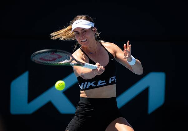 Sport Bilder des Tages Mandatory Credit: Photo by Rob Prange Shutterstock (12674441au) Paula Badosa of Spain during practice ahead of the 2022 Adelaide International WTA, Tennis Damen 500 tennis tournament 2022 Adelaide International Pre-Tournament - 31 Dec 2021 2022 Adelaide International Pre-Tournament - 31 Dec 2021  Copyright: xRobxPrange Shutterstockx 12674441au