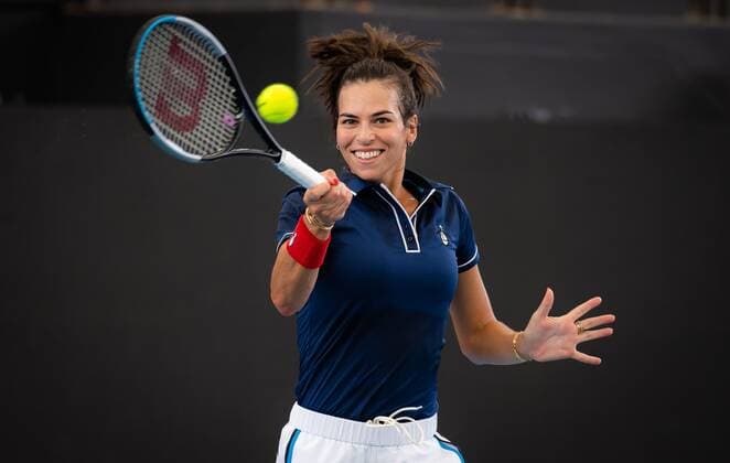 Mandatory Credit: Photo by Rob Prange Shutterstock (12682909h) Ajla Tomljanovic of Australia during practice ahead of the 2022 Adelaide International WTA, Tennis Damen 500 tennis tournament 2022 Adelaide International Pre-Tournament - 01 Jan 2022 2022 Adelaide International Pre-Tournament - 01 Jan 2022  Copyright: xRobxPrange Shutterstockx 12682909h
