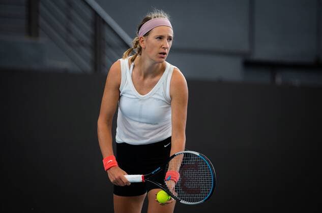 Mandatory Credit: Photo by Rob Prange Shutterstock (12682909au) Victoria Azarenka of Belarus during practice ahead of the 2022 Adelaide International WTA, Tennis Damen 500 tennis tournament 2022 Adelaide International Pre-Tournament - 01 Jan 2022 2022 Adelaide International Pre-Tournament - 01 Jan 2022  Copyright: xRobxPrange Shutterstockx 12682909au