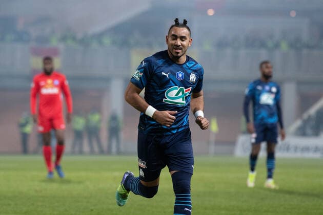 Dimitri Payet ( 10 - Olympique Marseille ) - FOOTBALL : Chauvigny vs Marseille - Coupe de France - Limoges - 02 01 2022 FedericoPestellini Panoramic 