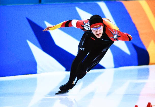 FRIESINGER Anni Team GER 1.Platz 1 500m der Frauen Eisschnelllauf Team GER Olympiasiegerin Olympische Winterspiele 2002 Salt Lake City USA am 20. 02. 2002 in Salt Lake City *** FRIESINGER Anni Team GER 1 place 1 500m women speed skating team GER Olympic Winter Games 2002 Salt Lake City USA on 20 02 2002 in Salt Lake City