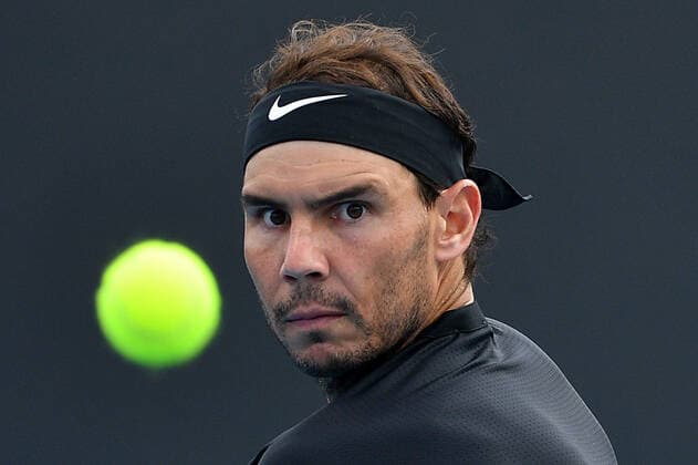 Sport Themen der Woche KW01 Sport Bilder des Tages TENNIS MELBOURNE SUMMER SET, Rafael Nadal of Spain in action during a doubles match with Jaume Munar of Spain against Tomas Martin Etcheverry and Sebastian Baez of Argentina on Day 2 of the Melbourne Summer Set tennis tournament at Melbourne Park in Melbourne, Tuesday, January 4, 2022. ( NO ARCHIVING, EDITORIAL USE ONLY, NO USE IN BOOKS WITHOUT CONSENT MELBOURNE VIC AUSTRALIA  Copyright: xJAMESxROSSx 0146914959st