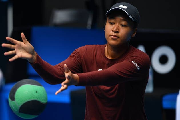 TENNIS MELBOURNE SUMMER SET, Naomi Osaka of Japan trains during a practice session on Day 3 of the Melbourne Summer Set tennis tournament at Melbourne Park in Melbourne, Wednesday, January 5, 2022. ( NO ARCHIVING, EDITORIAL USE ONLY, NO USE IN BOOKS WITHOUT CONSENT MELBOURNE VIC AUSTRALIA  Copyright: xJAMESxROSSx 20220105001610884579