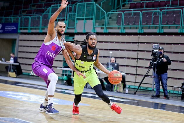 medi bayreuth - BG Goettingen , Basketball, Bundesliga, BBL, Spieltag 2, Spielzeit 2021 2022, 05.01.2022, medi bayreuth - BG Goettingen , Basketball, Bundesliga, BBL, Spieltag 2, Spielzeit 2021 2022, 05.01.2022, Foto: EIBNER Thorsten Ochs Bayreuth Copyright: xEibner-Pressefoto ThorstenxOchsx EP_TOS