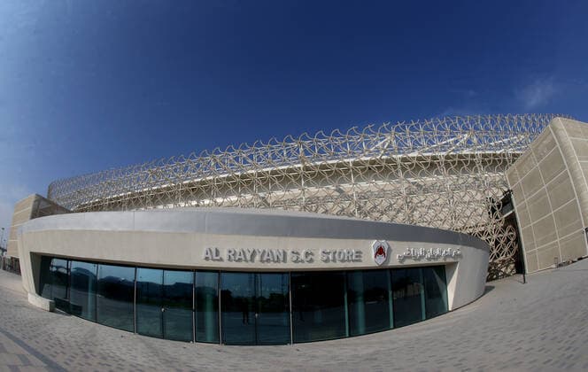 FIFA FuÃŸball WM 2022, SportstÃ¤tten, Ahmed bin Ali Stadion General view outside the Ahmed Bin Ali Stadium in Al Rayyan, Qatar, taken in the build up to the 2022 FIFA World Cup, WM, Weltmeisterschaft, Fussball Photo by 15 12 2021  Copyright: xx