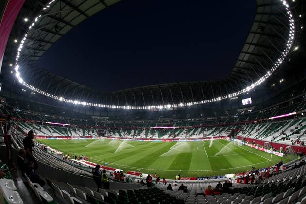 FIFA FuÃŸball WM 2022, SportstÃ¤tten, Education City Stadium General view inside the Education City Stadium in Al Rayyan, Qatar. Taken during the FIFA Arab Cup in the build up to the 2022 FIFA World Cup, WM, Weltmeisterschaft, Fussball Photo by 10 12 2021  Copyright: xx