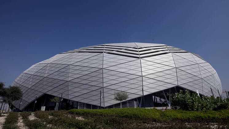 FIFA FuÃŸball WM 2022, SportstÃ¤tten, Education City Stadium General view outside the Education City Stadium in Al Rayyan, Qatar. Taken in the build up to the 2022 FIFA World Cup, WM, Weltmeisterschaft, Fussball Photo by 05 01 2022  Copyright: xx