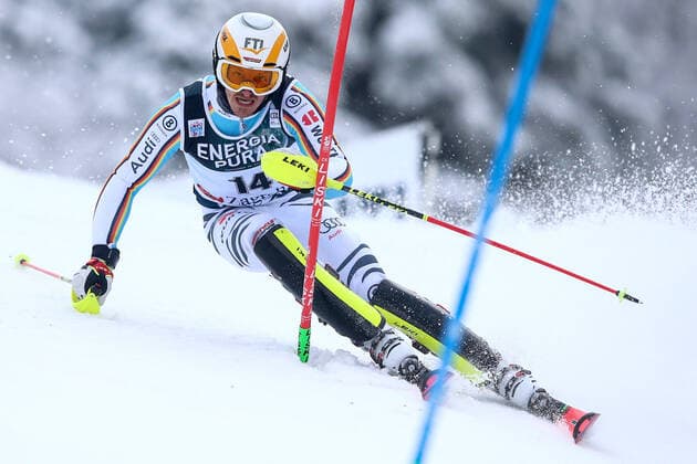 Bilder des Jahres 2022, Sport 01 Januar Sport Themen der Woche KW01 Sport Bilder des Tages Audi FIS Ski World Cup Snow Queen Trophy - Men s Slalom ZAGREB, CROATIA - JANUARY 06: Linus Strasser of Germany during the first run of the Audi FIS Ski World Snow Queen Trophy Men s Salom on January 6, 2022 in Zagreb, Croatia. MatijaxHabljak PIXSELL