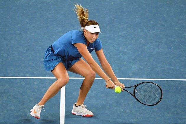 TENNIS MELBOURNE SUMMER SET, Amanda Anisimova of the U.S in action during their match against Irina-Camelia Begu of Romania on Day 5 of the Melbourne Summer Set tennis tournament at Melbourne Park in Melbourne, Friday, January 7, 2022. ( NO ARCHIVING, EDITORIAL USE ONLY, NO USE IN BOOKS WITHOUT CONSENT MELBOURNE VIC AUSTRALIA  Copyright: xJAMESxROSSx 0146965567st