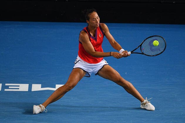 TENNIS MELBOURNE SUMMER SET, Qinwen Zheng of China in action during their match against Ana Konjuh of Croatia on Day 5 of the Melbourne Summer Set tennis tournament at Melbourne Park in Melbourne, Friday, January 7, 2022. ( NO ARCHIVING, EDITORIAL USE ONLY, NO USE IN BOOKS WITHOUT CONSENT MELBOURNE VIC AUSTRALIA  Copyright: xJAMESxROSSx 0146965619st