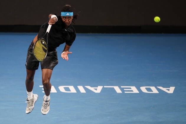 Sport Themen der Woche KW01 Sport Bilder des Tages TENNIS ADELAIDE INTERNATIONAL, Mikael Ymer of Sweden in his match against Thanasi Kokkinakis of Australia on Day 5 of the the Adelaide International Tennis Tournament, at Memorial Drive, in Adelaide, Friday, January 7, 2022. ( NO ARCHIVING, EDITORIAL USE ONLY, NO USE IN BOOKS WITHOUT CONSENT ADELAIDE SA AUSTRALIA  Copyright: xMATTxTURNERx 20220107001611507415