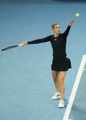 Andrea Petkovic AO Melbourne Summer Set 2022 - Melbourne Park - Melbourne - Victoria - Australia - 07 01 2022. Copyright: xJuergenxHasenkopfx
