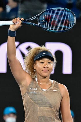 Sport Bilder des Tages January 7, 2022: Naomi Osaka of Japan celebrates after defeating Andrea Petkovic of Germany in their quarter final women s singles match at the WTA, Tennis Damen Melbourne Summer Set tennis tournament ahead of the Australian Open Grand Slam in Melbourne, Australia. Cal Media. Osaka won 6:1 7:5 Melbourne Australia - ZUMAc04_ 20220107_zaf_c04_034 Copyright: xSydneyxLowx