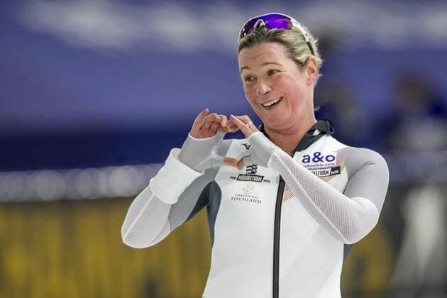 HEERENVEEN, Thialf Ice Stadium, 07-01-2022 , season 2021 2021 , European Single Distances Championships. 3000m ladies Claudia Pechstein during the EC Single Distances 07-01-2022 EC Single Distances 07-01-2022  x14953739x Copyright: