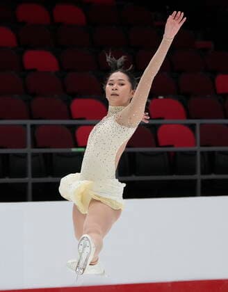 January 7, 2022, Ottawa, ON, Canada: Alison Schumacher skates during the senior womenöÄÃ s short program at the National Skating Championships, in Ottawa, Friday, Jan. 7, 2022. Alison Schumacher  - ZUMAc35_ 20220107_zaf_c35_033 Copyright: xAdrianxWyldx