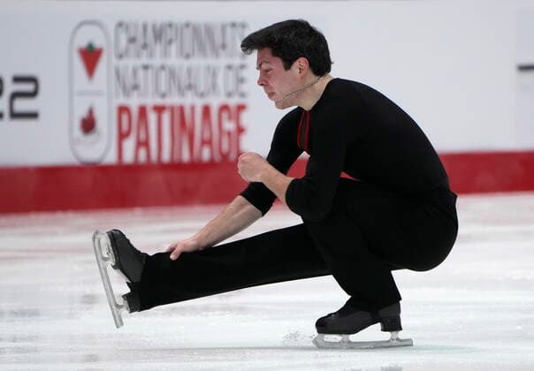 January 7, 2022, Ottawa, ON, Canada: Keegan Messing performs his routine during the senior men s short program at the National Skating Championships, Friday, January 7, 2022 in Ottawa. Keegan Messing  - ZUMAc35_ 20220107_zaf_c35_092 Copyright: xAdrianxWyldx