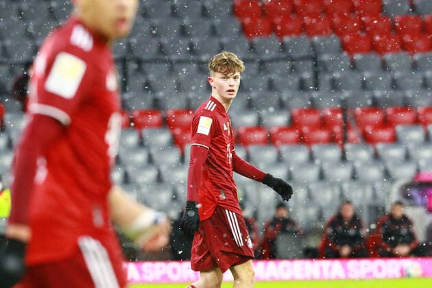 14 Paul Wanner (FCB) Fussball 1. BL FC Bayern Muenchen - Borussia Moenchengladbach 07.01.2021 Allianz Arena FOTO: Mladen Lackovic LakoPress