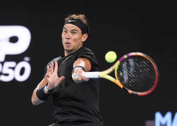 Rafael Nadal AO Melbourne Summer Set 2022 - Melbourne Park - Melbourne - Victoria - Australia - 08 01 2022. Copyright: xJuergenxHasenkopfx
