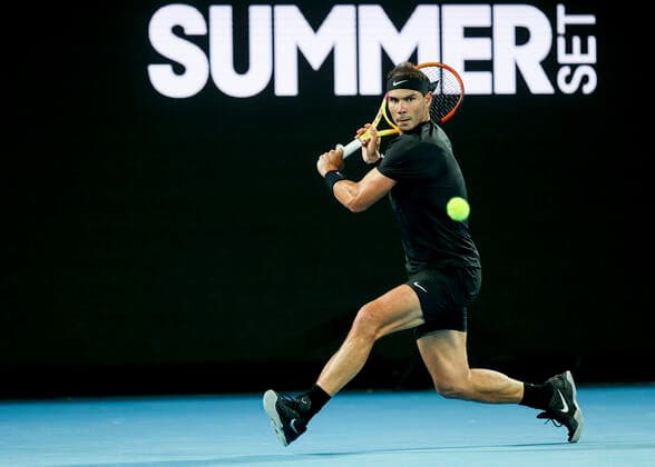 Rafael Nadal AO Melbourne Summer Set 2022 - Melbourne Park - Melbourne - Victoria - Australia - 08 01 2022. Copyright: xJuergenxHasenkopfx