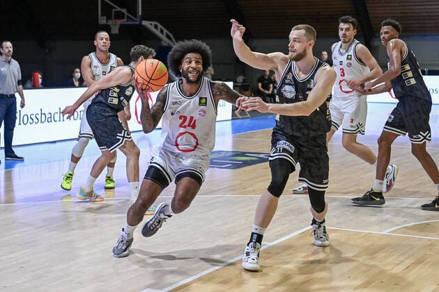 Barmer 2. Basketball Bundesliga ProB, Rheinstars Koeln vs. Iserlohn Kangaroos, 08.01.2022 Ron Mvouika(RheinStars Koeln 24), Barmer 2. Basketball Bundesliga ProB, Rheinstars Koeln vs. Iserlohn Kangaroos am 08.01.2022 im ASV Koeln in Koeln (Nordrhein-Westfalen) Copyright: xBEAUTIFULxSPORTS Mueller-Laschetx