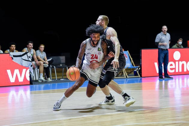 Barmer 2. Basketball Bundesliga ProB, Rheinstars Koeln vs. Iserlohn Kangaroos, 08.01.2022 Ron Mvouika(RheinStars Koeln 24), Barmer 2. Basketball Bundesliga ProB, Rheinstars Koeln vs. Iserlohn Kangaroos am 08.01.2022 im ASV Koeln in Koeln (Nordrhein-Westfalen) Copyright: xBEAUTIFULxSPORTS Mueller-Laschetx