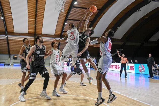 Barmer 2. Basketball Bundesliga ProB, Rheinstars Koeln vs. Iserlohn Kangaroos, 08.01.2022 Marley Jean-Louis ((RheinStars Koeln 30), Barmer 2. Basketball Bundesliga ProB, Rheinstars Koeln vs. Iserlohn Kangaroos am 08.01.2022 im ASV Koeln in Koeln (Nordrhein-Westfalen) Copyright: xBEAUTIFULxSPORTS Mueller-Laschetx