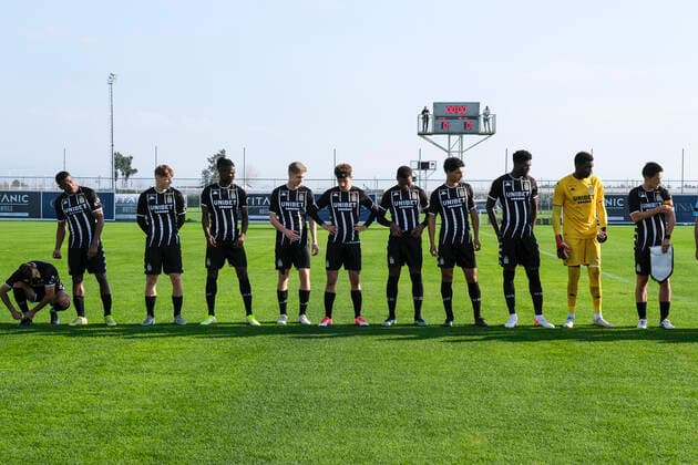 Illustration picture shows the start of a friendly soccer game between Belgian Sporting Charleroi and Romanian FC UTA Arad, at their winter training camps in Antalya, Turkey, Sunday 09 January 2022. NICOLASxLAMBERT x3169506x