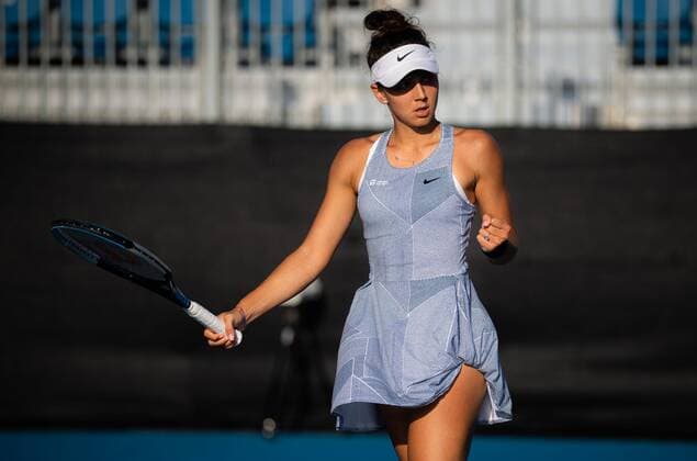 Mandatory Credit: Photo by Rob Prange Shutterstock (12750051co) Jaqueline Cristian of Romania in action during the first round of the 2022 Sydney Tennis Classic WTA, Tennis Damen 500 tennis tournament 2022 Sydney Tennis Classic Day 1 - 10 Jan 2022 2022 Sydney Tennis Classic Day 1 - 10 Jan 2022  Copyright: xRobxPrange Shutterstockx 12750051co