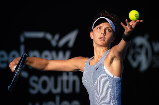 Mandatory Credit: Photo by Rob Prange Shutterstock (12750051cq) Jaqueline Cristian of Romania in action during the first round of the 2022 Sydney Tennis Classic WTA, Tennis Damen 500 tennis tournament 2022 Sydney Tennis Classic Day 1 - 10 Jan 2022 2022 Sydney Tennis Classic Day 1 - 10 Jan 2022  Copyright: xRobxPrange Shutterstockx 12750051cq