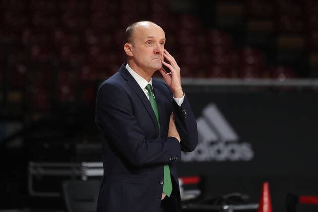 Jure Zdovc (BC Zalgiris Kaunas, Chef-Trainer) GER, FC Bayern Basketball vs. BC Zalgiris Kaunas, Basketball, EuroLeague, Saison 2021 2022, 11.01.2022, GER, FC Bayern Basketball vs. BC Zalgiris Kaunas, Basketball, EuroLeague, Saison 2021 2022, 11.01.2022, Muenchen Copyright: xEIBNER MarcelxEngelbrechtx EP_EER