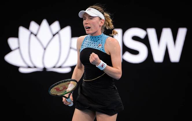 Mandatory Credit: Photo by Rob Prange Shutterstock (12751254al) Ekaterina Alexandrova of Russia in action during the second round of the 2022 Sydney Tennis Classic WTA, Tennis Damen 500 tennis tournament Sydney Tennis Classic, Day 3, Tennis, Olympic Park, Sydney, Australia - 12 Jan 2022 Sydney Tennis Classic, Day 3, Tennis, Olympic Park, Sydney, Australia - 12 Jan 2022 Copyright: xRobxPrange Shutterstockx 12751254al