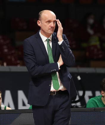 Jure Zdovc (BC Zalgiris Kaunas, Chef-Trainer) GER, FC Bayern Basketball vs. BC Zalgiris Kaunas, Basketball, EuroLeague, Saison 2021 2022, 11.01.2022, GER, FC Bayern Basketball vs. BC Zalgiris Kaunas, Basketball, EuroLeague, Saison 2021 2022, 11.01.2022, Muenchen Copyright: xEIBNER MarcelxEngelbrechtx EP_EER