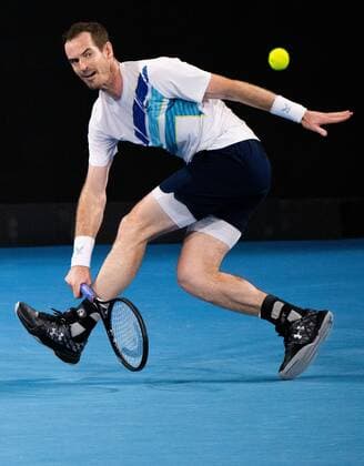 Mandatory Credit: Photo by Shutterstock (12757262dk) Andy Murray in action during his round of 16 match Sydney Tennis Classic, Day 4, Tennis, Olympic Park, Sydney, Australia - 12 Jan 2022 Sydney Tennis Classic, Day 4, Tennis, Olympic Park, Sydney, Australia - 12 Jan 2022 Copyright: xShutterstockx 12757262dk