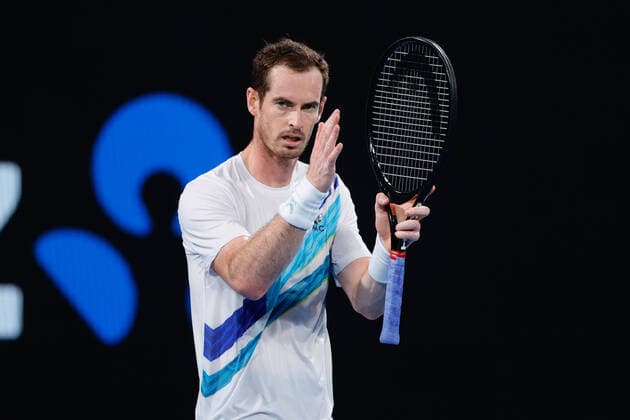Andy Murray of Great Britain reacts against Nikoloz Basilashvili of Georgia in the second round during the Sydney Tennis Classic 2022 at Sydney Olympic Park Tennis Centre, Sydney, Australia on 12 January 2022. Copyright: xPeterxDovganx 30470374