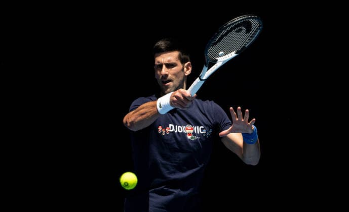 2022 Australian Open Novak Djokovic , Serbia