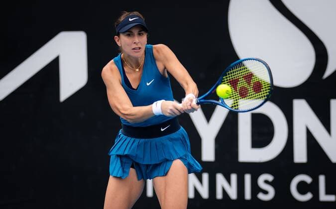 Mandatory Credit: Photo by Rob Prange Shutterstock (12751288at) Belinda Bencic of Switzerland in action during the second round of the 2022 Sydney Tennis Classic WTA, Tennis Damen 500 tennis tournament Sydney Tennis Classic, Day 4, Tennis, Olympic Park, Sydney, Australia - 13 Jan 2022 Sydney Tennis Classic, Day 4, Tennis, Olympic Park, Sydney, Australia - 13 Jan 2022  Copyright: xRobxPrange Shutterstockx 12751288at